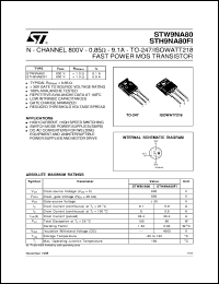 Click here to download STH9NA80 Datasheet