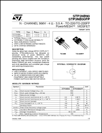 Click here to download STP3NB90 Datasheet
