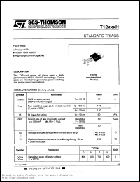 Click here to download T1212MH Datasheet
