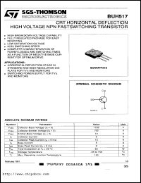 Click here to download BUH517 Datasheet