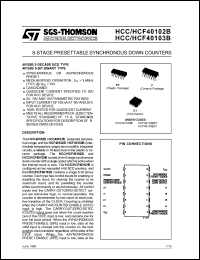 Click here to download HCC40103B Datasheet