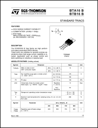 Click here to download BTA16-600B Datasheet