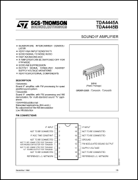 Click here to download TDA4445B Datasheet