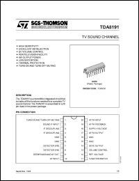 Click here to download TDA8191 Datasheet