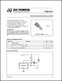 Click here to download TDA1151 Datasheet