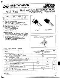 Click here to download STP5NA90 Datasheet