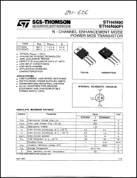 Click here to download STH4N90 Datasheet