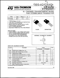 Click here to download STP4NA90 Datasheet