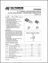 Click here to download STD20N06 Datasheet