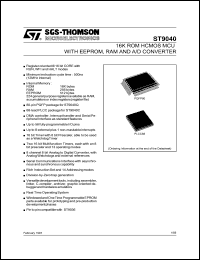 Click here to download ST9040-KIT/UK Datasheet