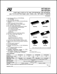 Click here to download ST72E311J4D0 Datasheet