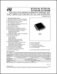 Click here to download ST72E511R9G0S Datasheet