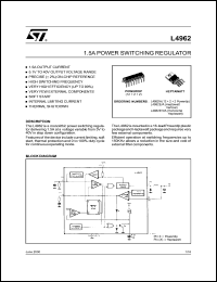 Click here to download L4962A Datasheet