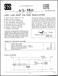 Click here to download L4705CV Datasheet