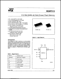 Click here to download M28F512-12B1 Datasheet