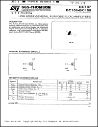 Click here to download BC109 Datasheet