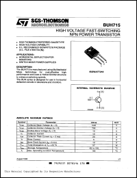 Click here to download BUH715 Datasheet