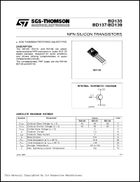 Click here to download BD137 Datasheet