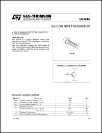Click here to download BFX34 Datasheet