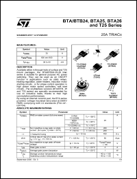 Click here to download BTB24-600BW Datasheet