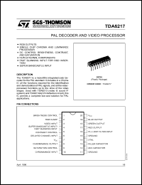 Click here to download TDA8217 Datasheet