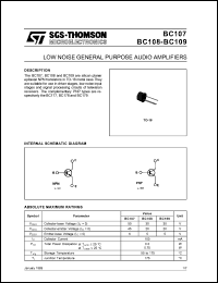 Click here to download BC108A Datasheet