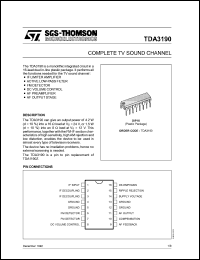 Click here to download TDA3190 Datasheet