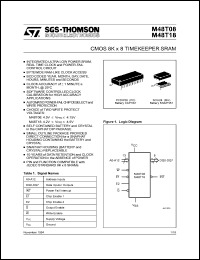 Click here to download M48Z18-100PC1 Datasheet