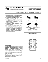 Click here to download HCF4093BM1 Datasheet