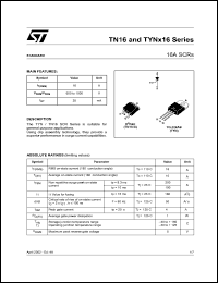 Click here to download TN1625-600G-TR Datasheet