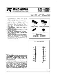 Click here to download HCC40106 Datasheet