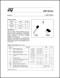 Click here to download X0205NN5BA4 Datasheet