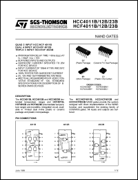 Click here to download HCF4012BC1 Datasheet