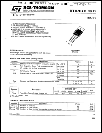 Click here to download BTA08-700B Datasheet