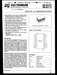 Click here to download MK48T02B-12 Datasheet