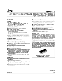 Click here to download TDA9115 Datasheet