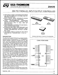 Click here to download Z8420AD1 Datasheet