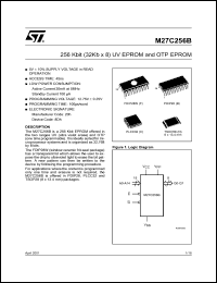 Click here to download M27C256B-80N3TR Datasheet