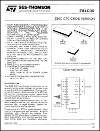 Click here to download Z84C30AB6 Datasheet