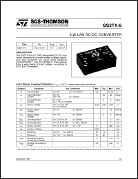 Click here to download GS2TX-9 Datasheet
