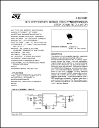 Click here to download L6925D Datasheet