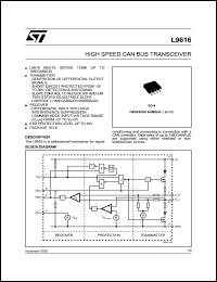 Click here to download L9616 Datasheet