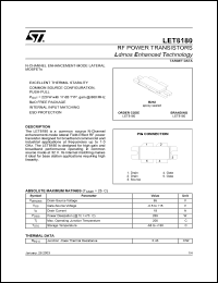 Click here to download LET8180 Datasheet