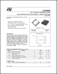 Click here to download LET9002 Datasheet