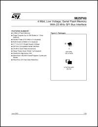 Click here to download M25P40 Datasheet