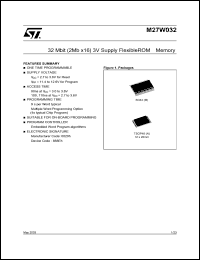 Click here to download M27W032 Datasheet