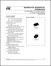 Click here to download M29W641 Datasheet