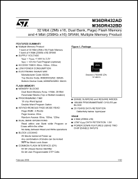 Click here to download M36DR432BD Datasheet