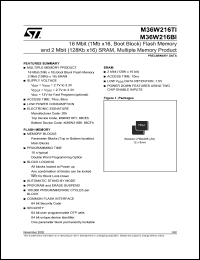 Click here to download M36W216 Datasheet