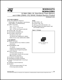 Click here to download M36W432TG Datasheet